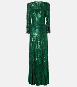 Jenny Packham Nymph sequined gown