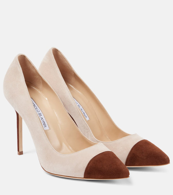 Manolo Blahnik Capcour 105 suede pumps