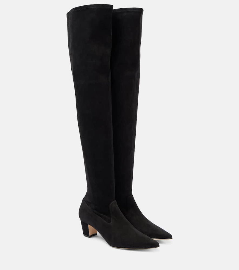 Manolo Blahnik Lupasca suede over-the-knee boots