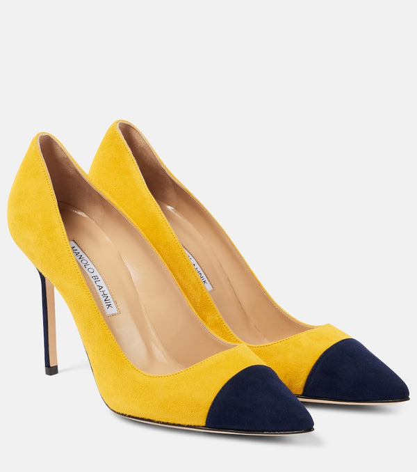 Manolo Blahnik Capcour 105 suede pumps