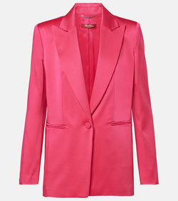 Max Mara Galazia satin blazer