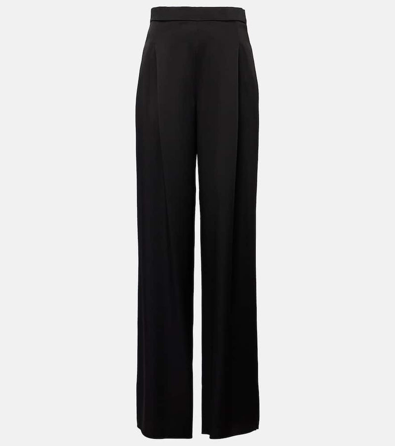 Max Mara Ieti satin wide-leg pants