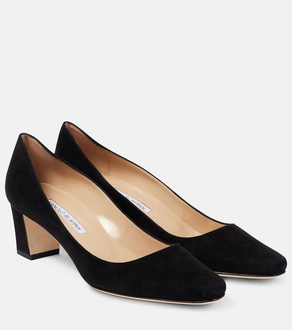 Manolo Blahnik Okkatopla 50 suede pumps