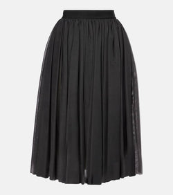 Dolce & Gabbana Gathered tulle midi skirt