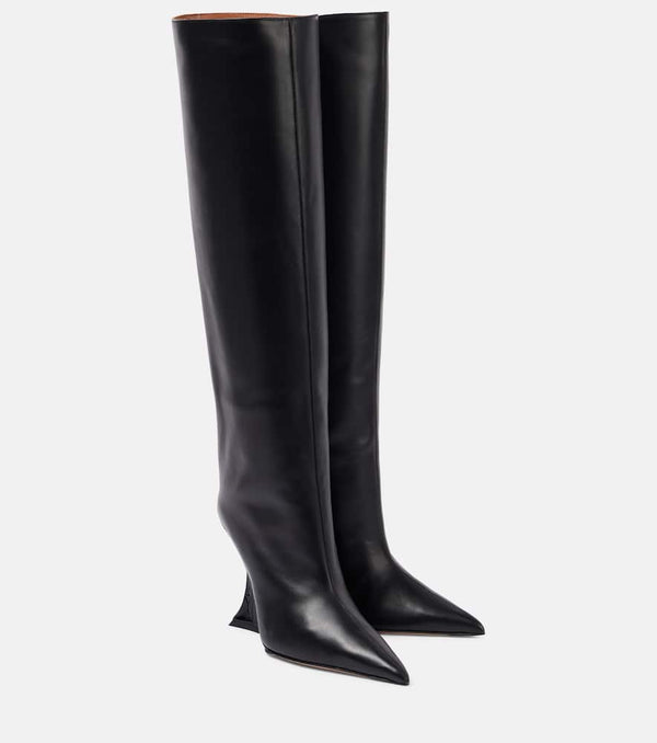 Paris Texas Nina 105 leather knee-high boots
