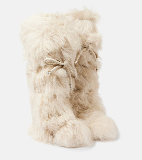 Moncler Grenoble Gaia shearling snow boots