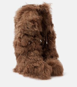 Moncler Grenoble Gaia High shearling snow boots