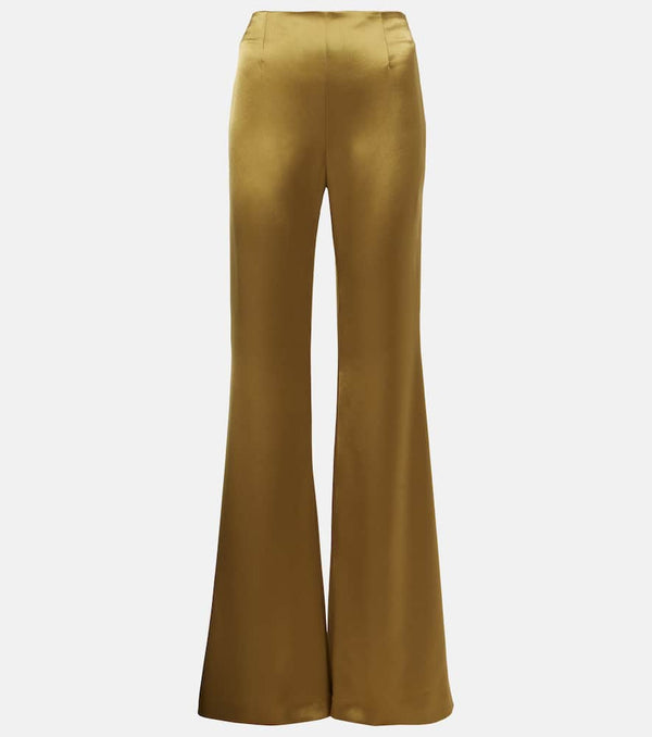 Galvan Atruvia satin wide-leg pants