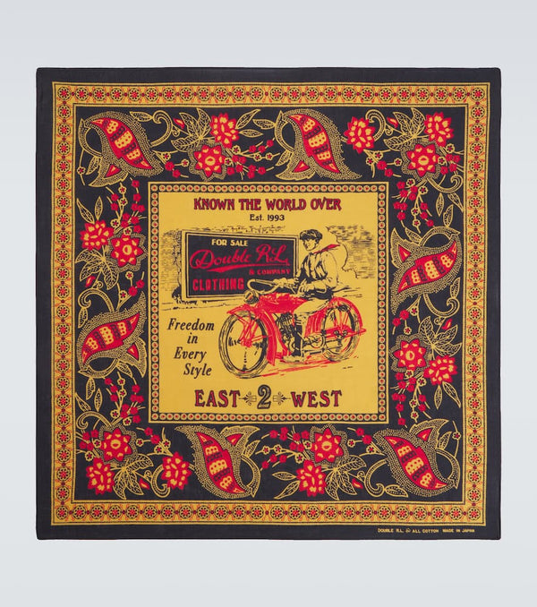 RRL Printed cotton scarf
