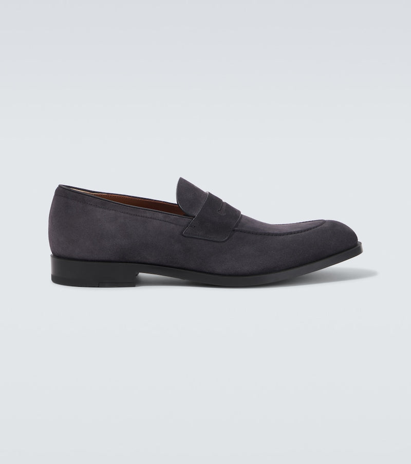 Zegna New Classic leather penny loafers