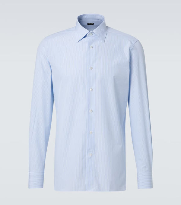 Zegna Striped cotton shirt