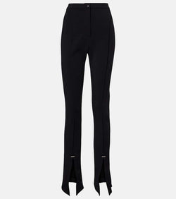 Mugler Pierced high-rise flared pants