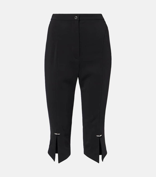 Mugler Pierced capri pants