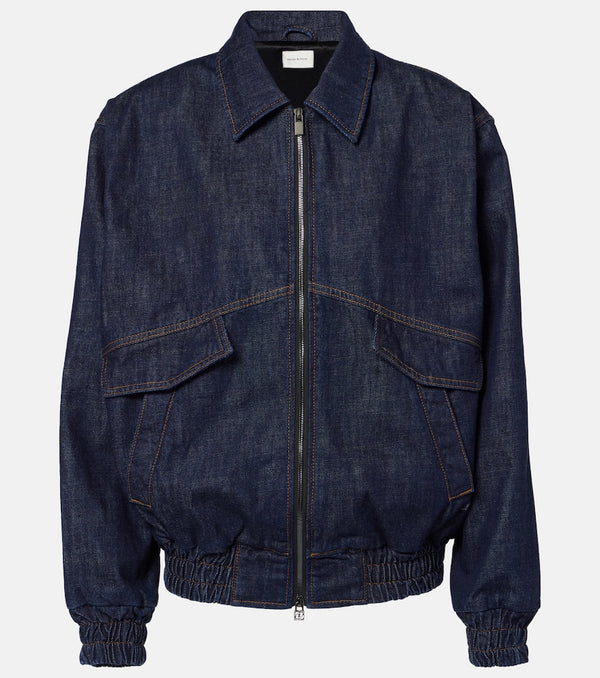 Magda Butrym Oversized denim bomber jacket