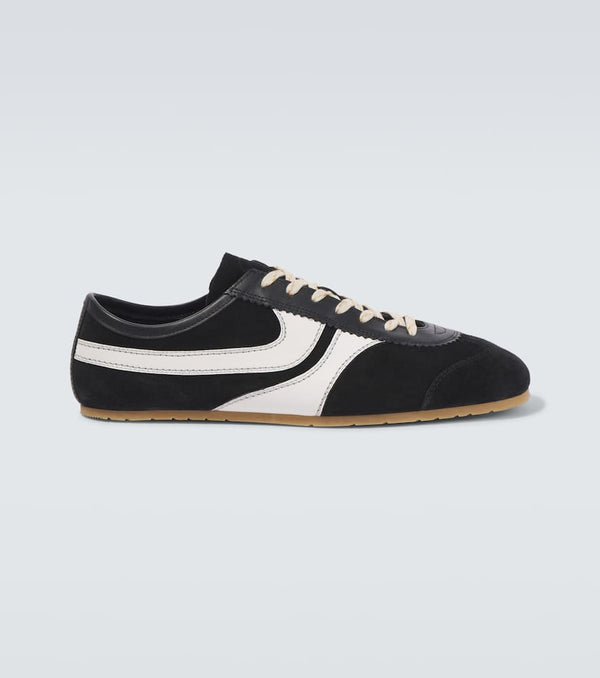 Dries Van Noten Suede and leather sneakers