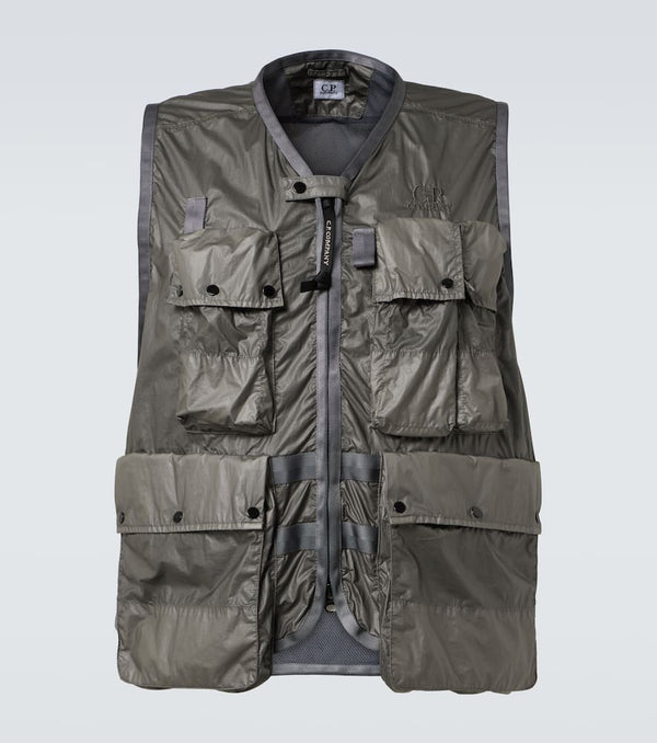 C. P. Company CS II logo technical vest