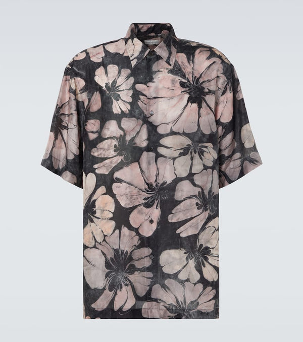 Dries Van Noten Floral silk shirt