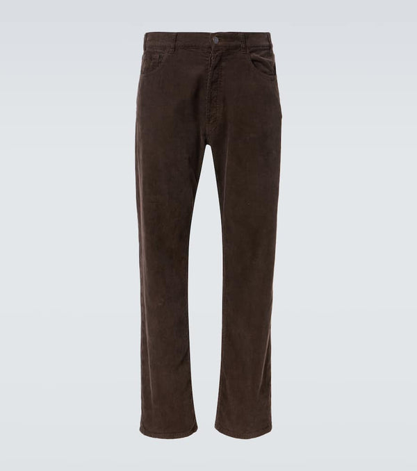 The Row Burt cotton corduroy straight pants