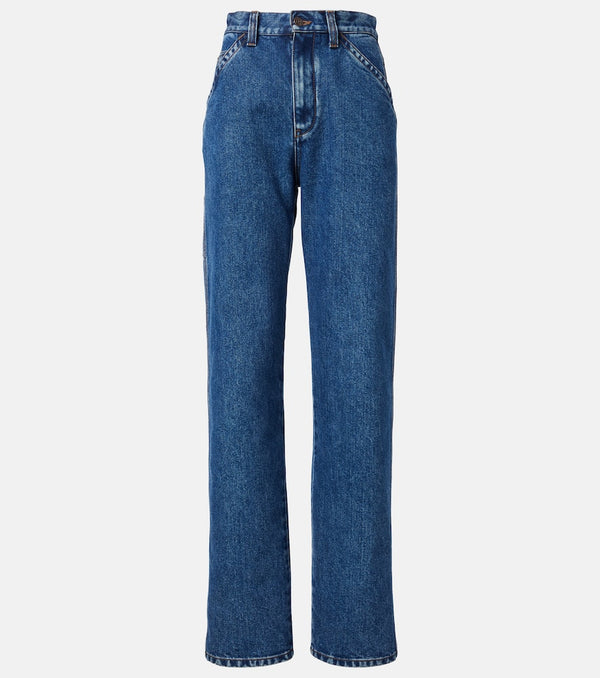 Loro Piana Etienne high-rise straight jeans