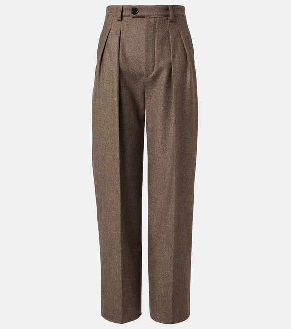 Loro Piana Yurik wool and cashmere wide-leg pants