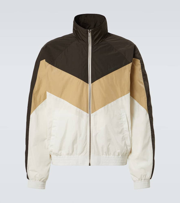 Saint Laurent Teddy chevron bomber jacket