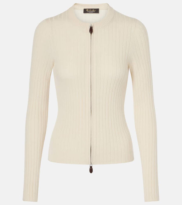 Loro Piana Coste ribbed-knit cashmere jacket