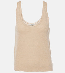 Saint Laurent Lamé tank top