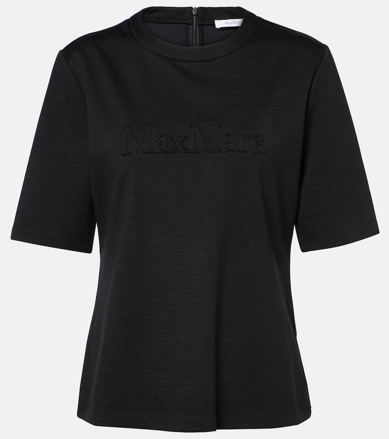 Max Mara Peter embroidered wool T-shirt