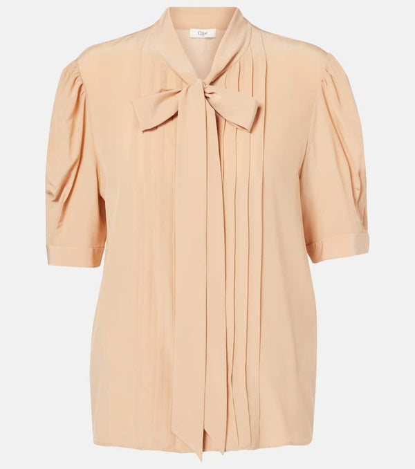 Chloé Lavallière silk crêpe de chine blouse