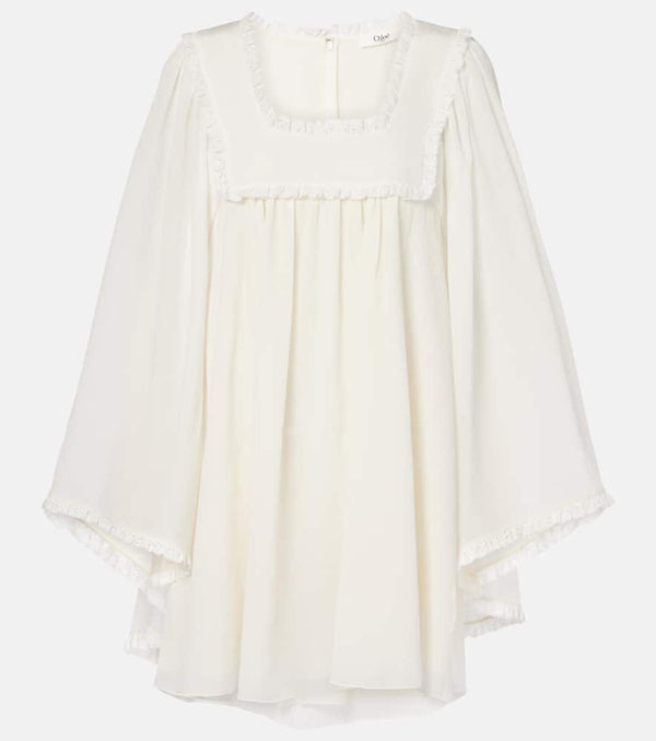 Chloé Silk crêpe minidress