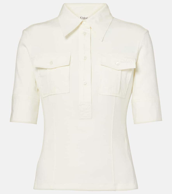 Chloé Cotton polo shirt