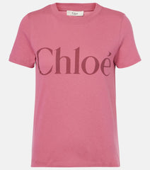 Chloe Logo cotton jersey T-shirt