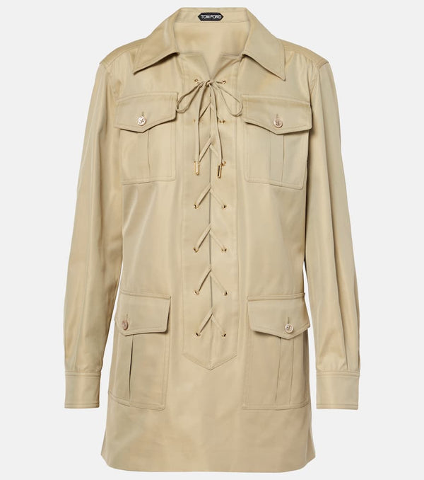 Tom Ford Safari cotton and silk T-shirt