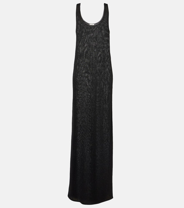 Saint Laurent Lamé maxi dress