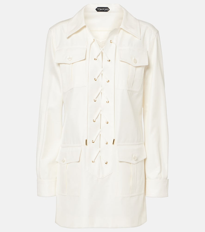 Tom Ford Cotton and silk minidress