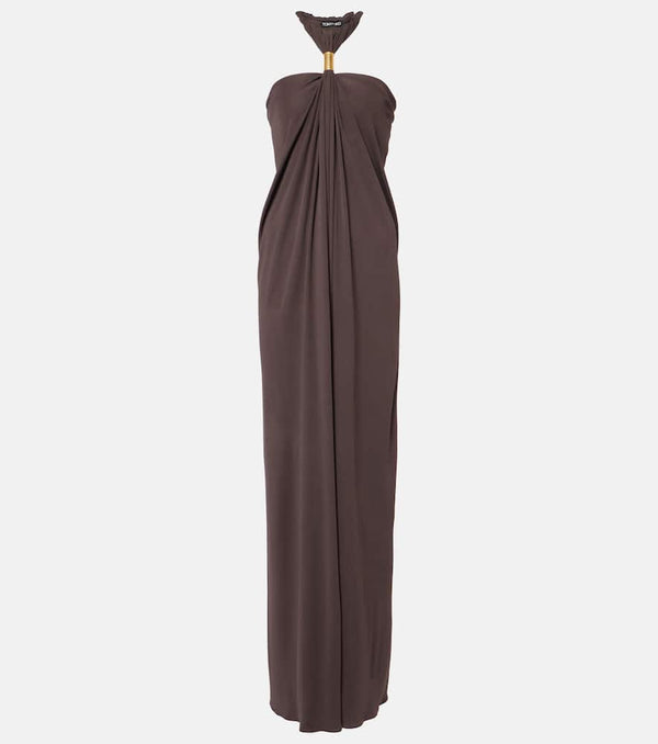 Tom Ford Gathered jersey gown