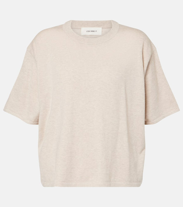 Lisa Yang Rubie cotton and cashmere T-shirt