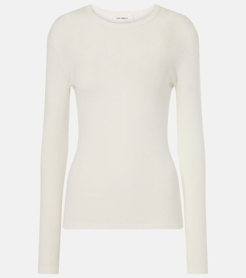 Lisa Yang Vivian cotton and cashmere T-shirt