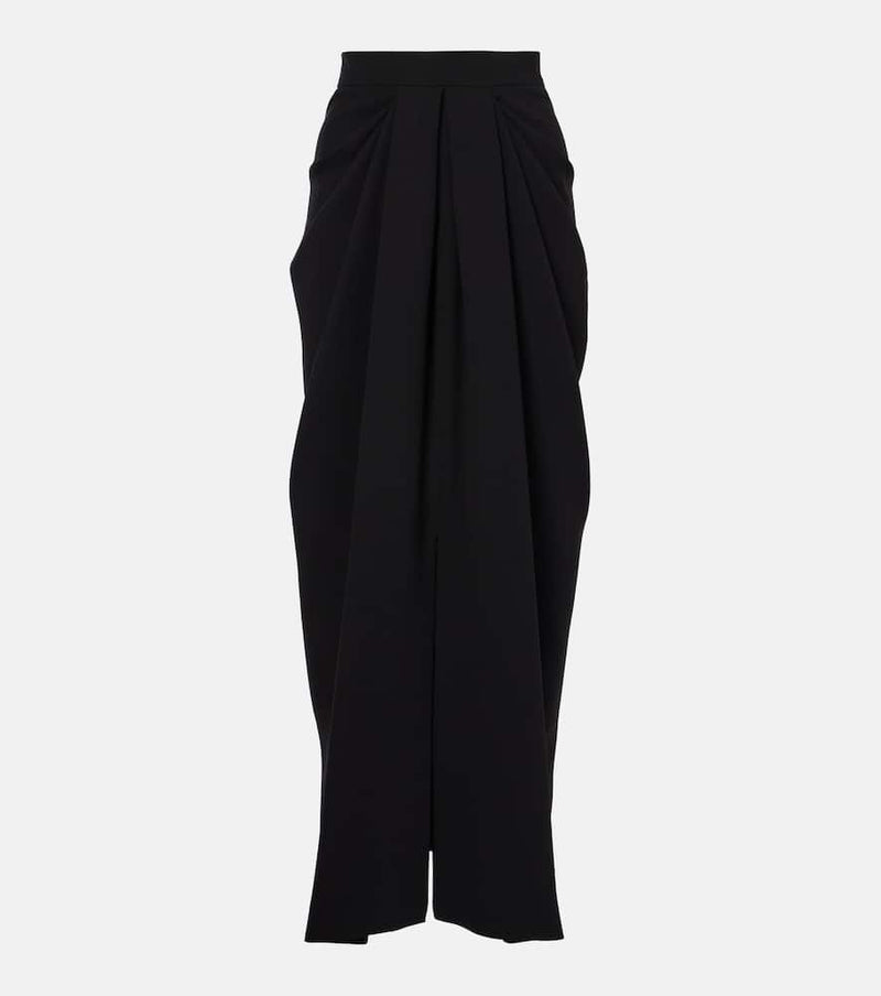 Max Mara Ridente pleated cady maxi skirt