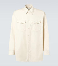 Lemaire Cotton satin Western shirt