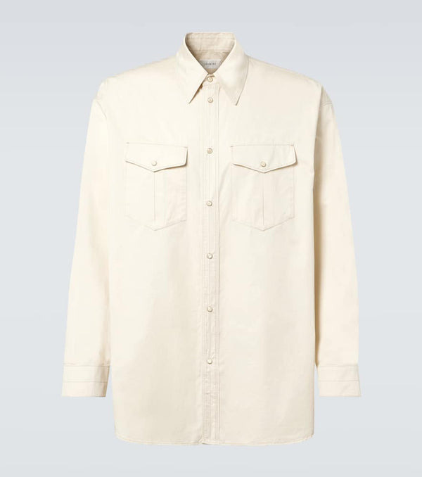 Lemaire Cotton satin Western shirt