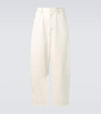 Lemaire Cotton drill barrel-leg pants