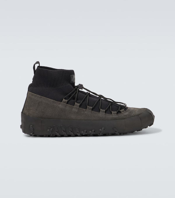 Lemaire x Vibram suede-trimmed sneakers