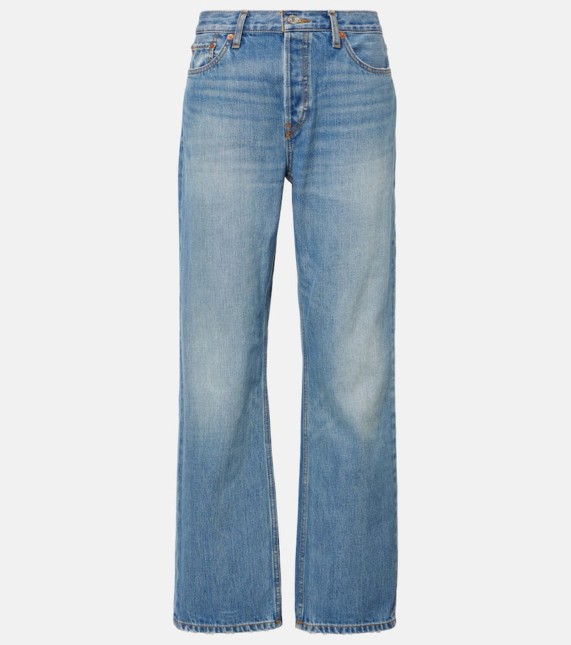 Re/Done The Standard mid-rise straight jeans