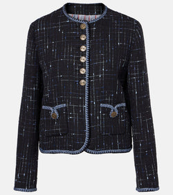 Etro Cotton and linen-blend tweed jacket