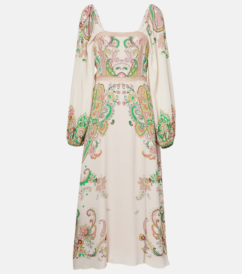 Etro Printed midi dress