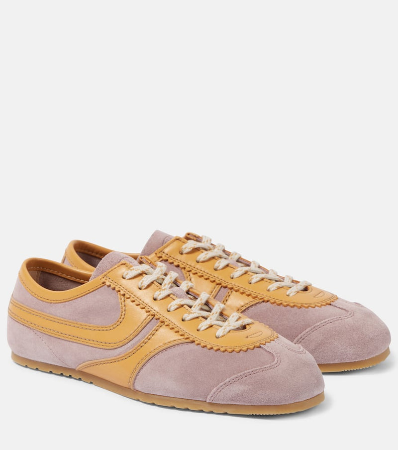 Dries Van Noten Leather and suede sneakers