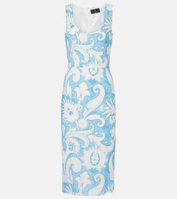 Etro Printed midi dress