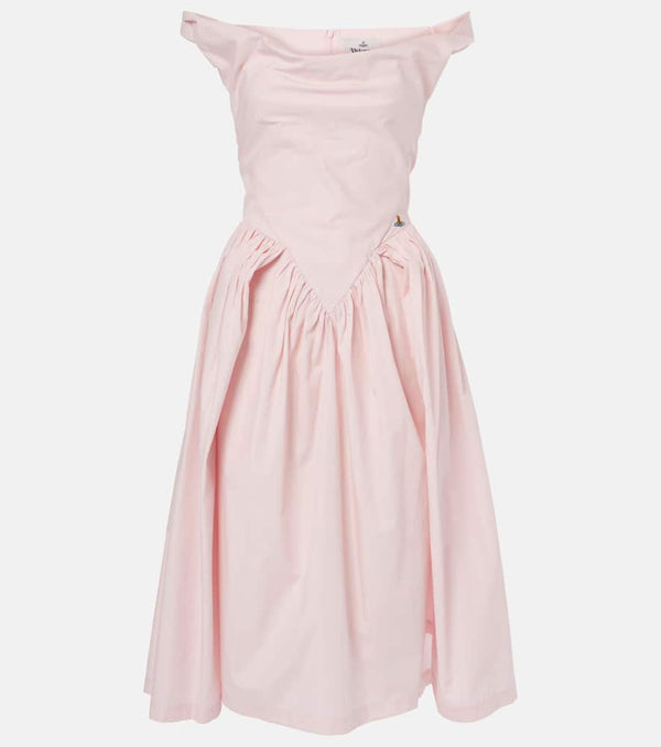 Vivienne Westwood Sunday draped satin corset dress