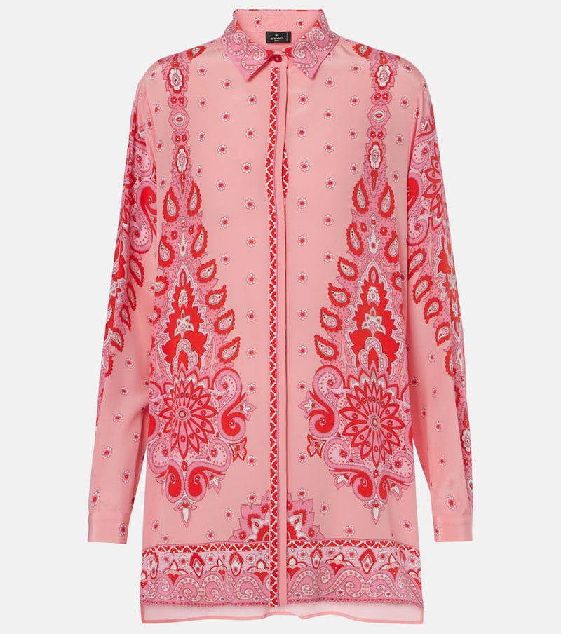 Etro Printed silk shirt